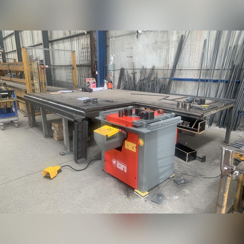 ICARO CP38/45 Combined Rebar Cutter And Bender With Digital Angle Controller ICARO CP38/45 Combined Rebar Cutter And Bender With Digital Angle Controller