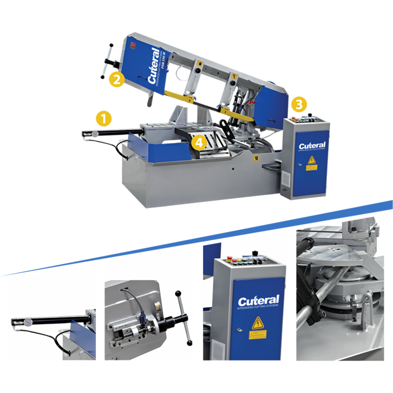 PSM 350 M – Semi Automatic Mitre Bandsaw Machine PSM 350 M – Semi Automatic Mitre Bandsaw Machine