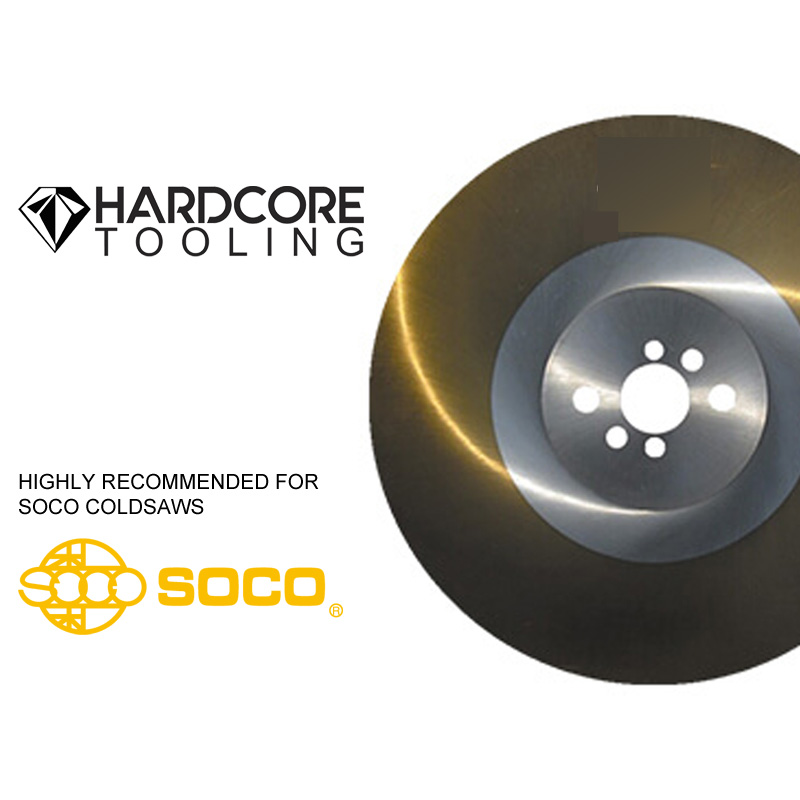 Soco Premium Cold Saw Blade Long Lasting Cobalt Alloy With TICN Coating for Model Cold Saw MC-370AC – 370mm Diameter x 3mm Thickness Soco Premium Cold Saw Blade Long Lasting Cobalt Alloy With TICN Coating for Model Cold Saw MC-370AC – 370mm Diameter x 3mm Thickness