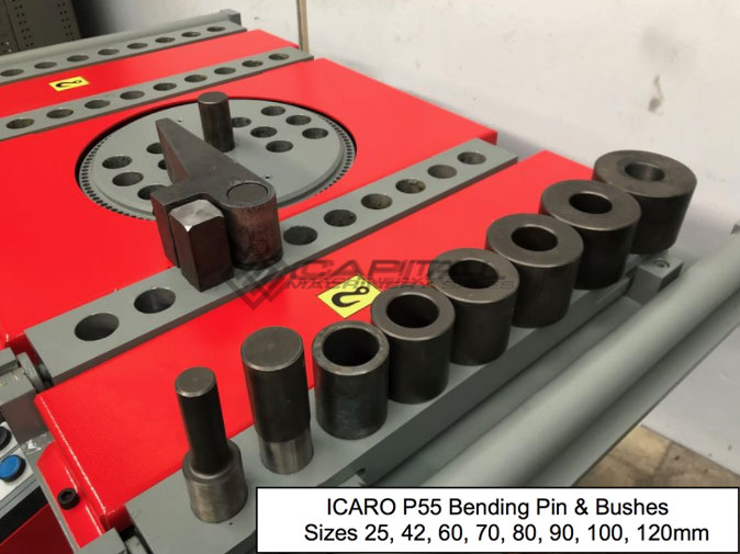 ICARO P55 Rebar Bender with 4 Long Saddles ICARO P55 Rebar Bender with 4 Long Saddles