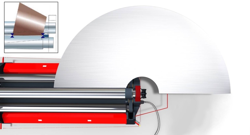 Anerka Hr 4 2050 200 Hydraulic 4 Roll Plate Rolling Machine Conical Bend 2