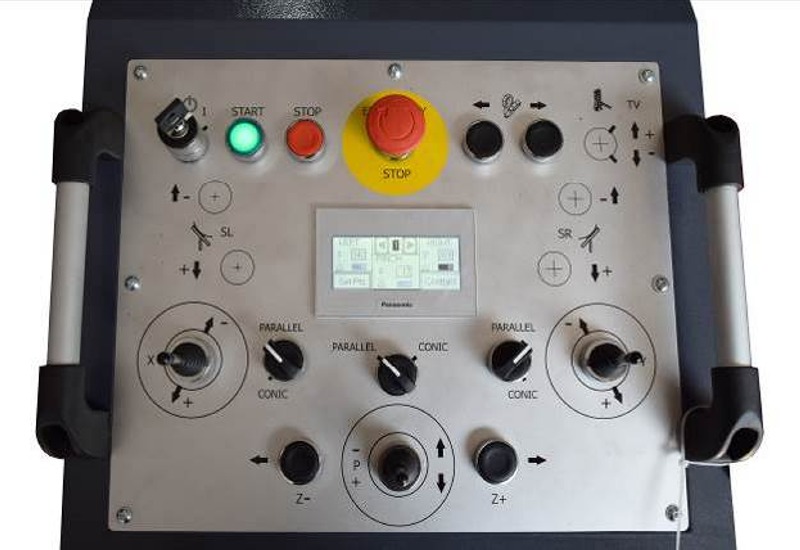 Anerka Hr 4 2050 200 Hydraulic 4 Roll Plate Rolling Machine Plc Control Unit