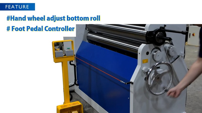 TW-640H Hydraulic Initial Pinch 3 Roll Plate Rolling Machine TW-640H Hydraulic Initial Pinch 3 Roll Plate Rolling Machine