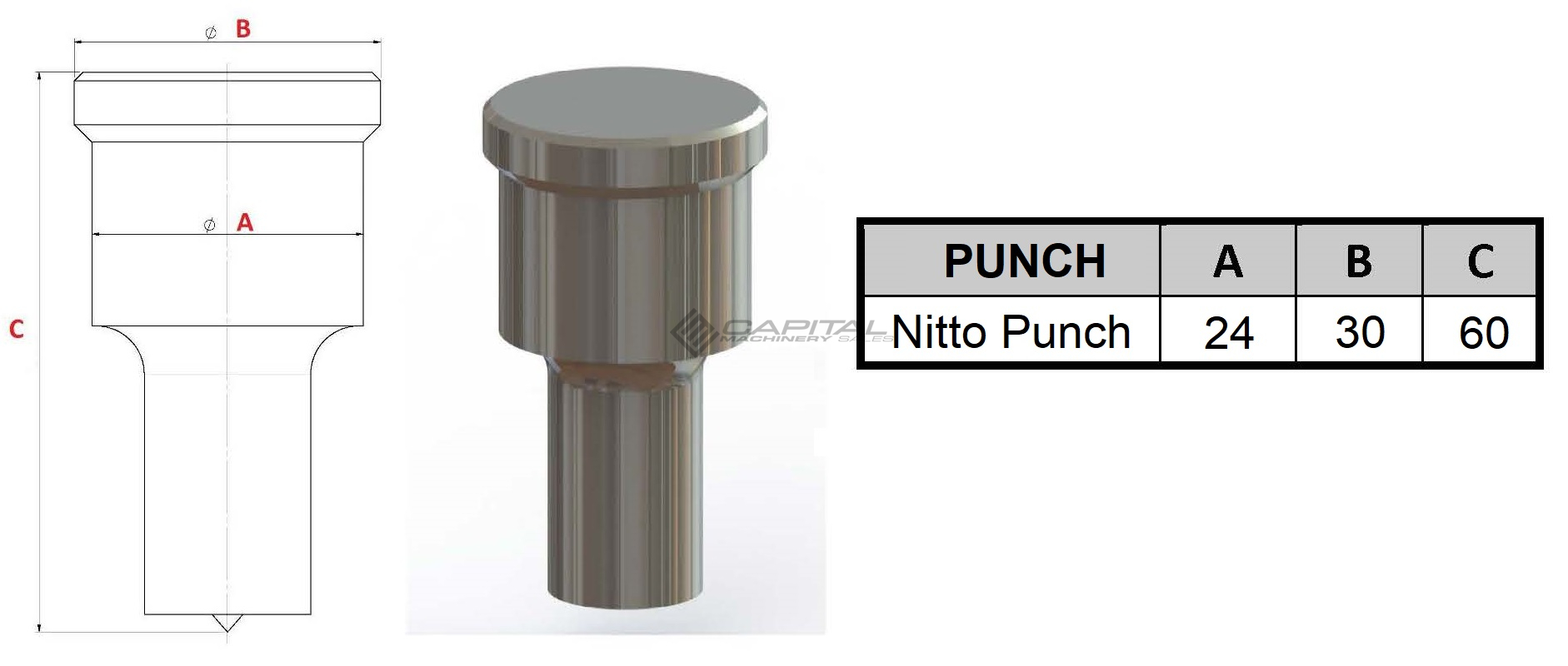 Nitto Square Punch Nitto Square Punch