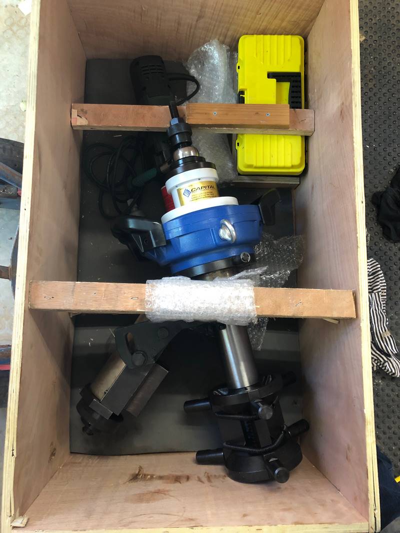 SMG Roto-Edge 352-2EA Electric Auto Feed Pipe Beveling Machine SMG Roto-Edge 352-2EA Electric Auto Feed Pipe Beveling Machine