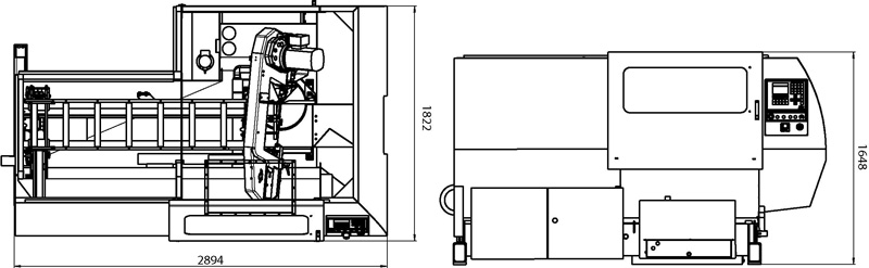Bomar Ergonomic 290 258 Dga Cnc Automatic Bandsaw With Material Loading System Dimension Bomar Ergonomic 290 258 Dga Cnc Automatic Bandsaw With Material Loading System Dimension