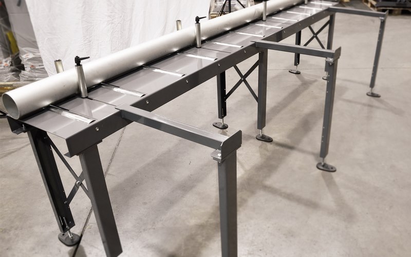 Bomar Type M Saw Roller Conveyor Material Handling System