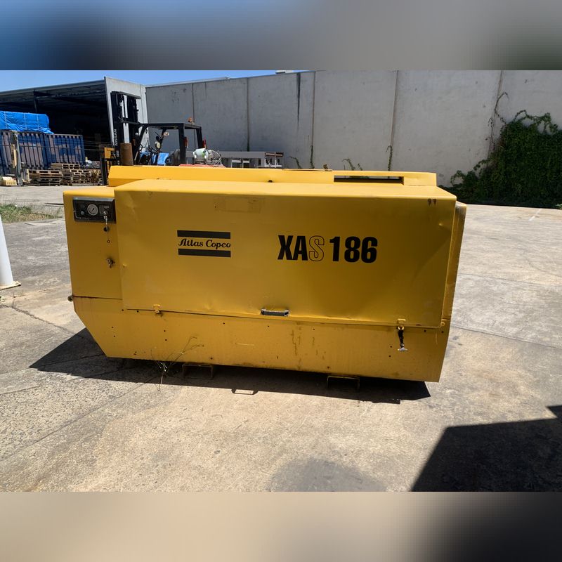 Atlas Copco XAS186 Compressor – Skid Mounted Atlas Copco XAS186 Compressor – Skid Mounted