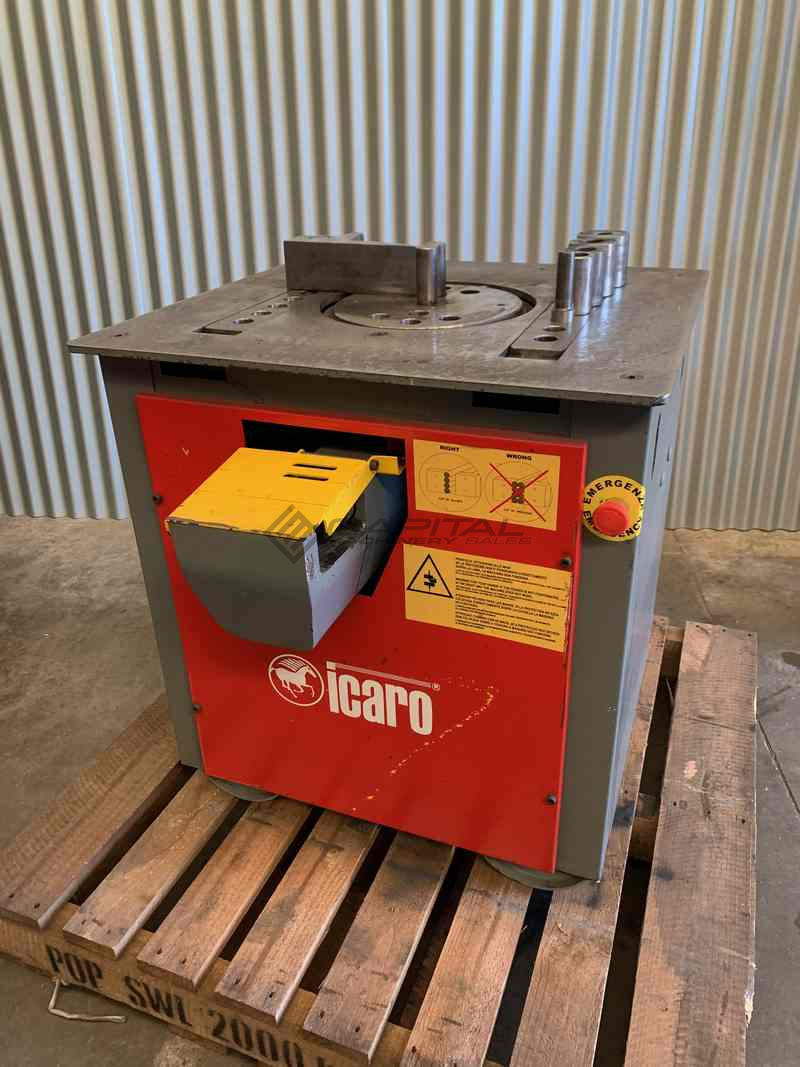 Used ICARO CP26/32 Combined Production Rebar Cutter And Bender Machine Used ICARO CP26/32 Combined Production Rebar Cutter And Bender Machine