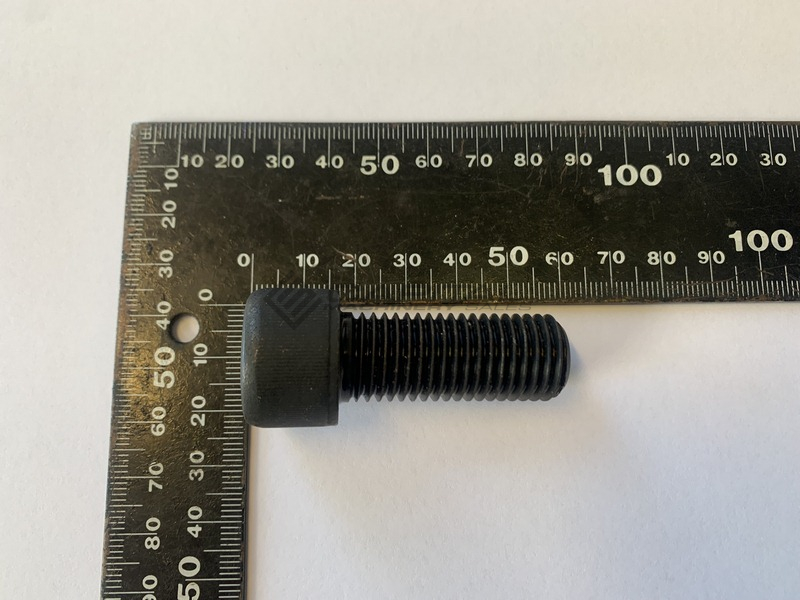 Brobo Blade Retaining Bolt – 16mm Left Hand Thread Brobo Blade Retaining Bolt – 16mm Left Hand Thread