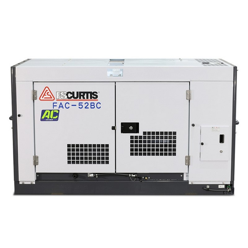FS-Curtis FAC-52BC Diesel Rotary Screw Air Compressor – 34.9kW / 46.8HP 5239L 7 bar – 185CFM/5232LPM – Aftercooled Air Dryer – Box Type FS-Curtis FAC-52BC Diesel Rotary Screw Air Compressor – 34.9kW / 46.8HP 5239L 7 bar – 185CFM/5232LPM – Aftercooled Air Dryer – Box Type