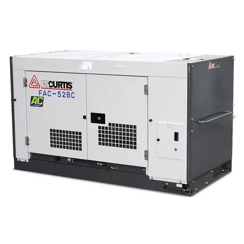 FS-Curtis FAC-52BC Diesel Rotary Screw Air Compressor – 34.9kW / 46.8HP 5239L 7 bar – 185CFM/5232LPM – Aftercooled Air Dryer – Box Type FS-Curtis FAC-52BC Diesel Rotary Screw Air Compressor – 34.9kW / 46.8HP 5239L 7 bar – 185CFM/5232LPM – Aftercooled Air Dryer – Box Type