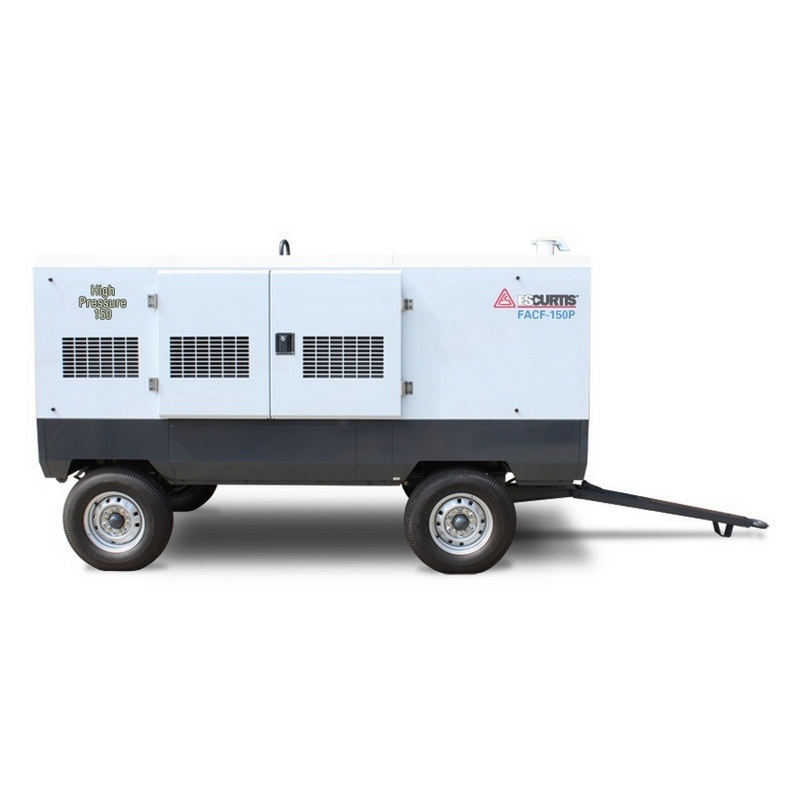 FS-Curtis FACF-150P Diesel Rotary Screw Air Compressor – 118.0kW / 158.1HP 15010L 5 bar – 530CFM/15010LPM – Aftercooled Air Dryer – Trailer Mount FS-Curtis FACF-150P Diesel Rotary Screw Air Compressor – 118.0kW / 158.1HP 15010L 5 bar – 530CFM/15010LPM – Aftercooled Air Dryer – Trailer Mount