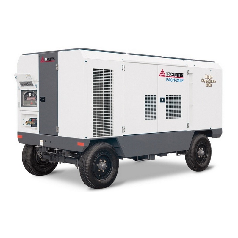 FS-Curtis FACH-242P Diesel Rotary Screw Air Compressors Trailer Type – 17.2 bar – 22 bar 850CFM / 24072LPM
