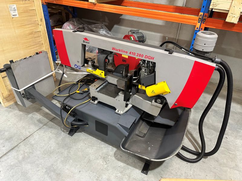 Used Bomar Workline 410.280DGH Double Mitre Cutting Bandsaw Used Bomar Workline 410.280DGH Double Mitre Cutting Bandsaw
