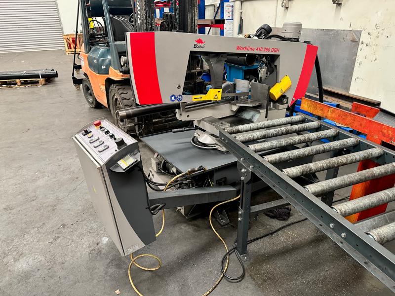 Used Bomar Workline 410.280DGH Double Mitre Cutting Bandsaw Used Bomar Workline 410.280DGH Double Mitre Cutting Bandsaw