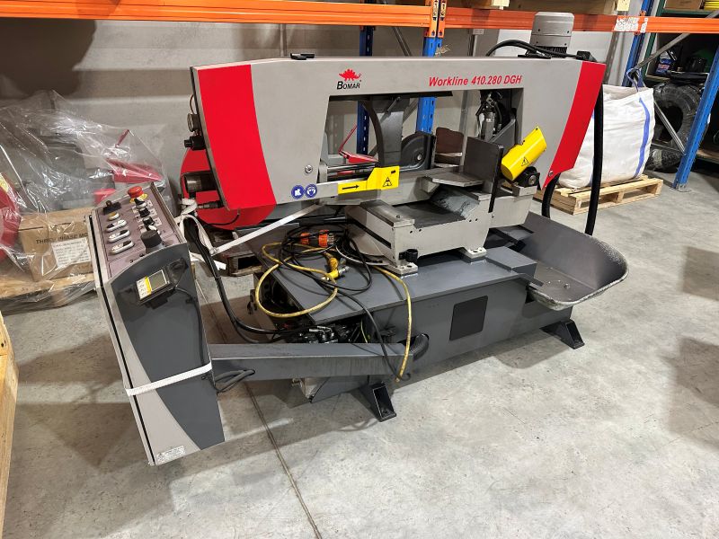 Used Bomar Workline 410.280DGH Double Mitre Cutting Bandsaw Used Bomar Workline 410.280DGH Double Mitre Cutting Bandsaw