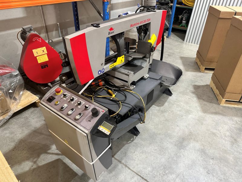 Used Bomar Workline 410.280DGH Double Mitre Cutting Bandsaw Used Bomar Workline 410.280DGH Double Mitre Cutting Bandsaw