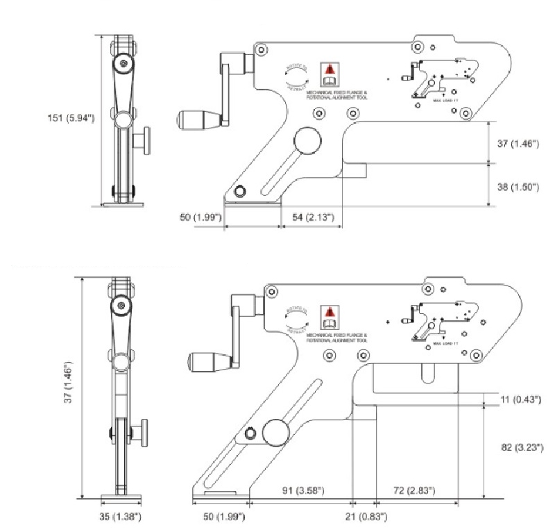 Smg F110m Flange Alignment Tool Min Max Smg F110m Flange Alignment Tool Min Max