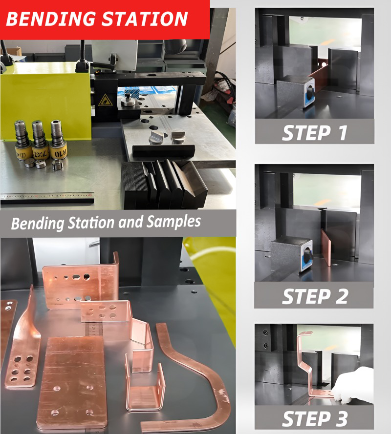 SMG BarCraft 5000XA NC Three in One Busbar Processing Station-Bending-Station SMG BarCraft 5000XA NC Three in One Busbar Processing Station-Bending-Station