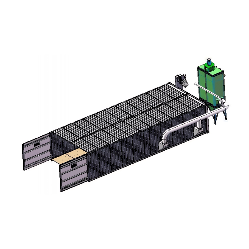 MultiBlast PROBRS12000 Twin Blasting Room Container Blast System with Semi-Auto Recovery System MultiBlast PROBRS12000 Twin Blasting Room Container Blast System with Semi-Auto Recovery System