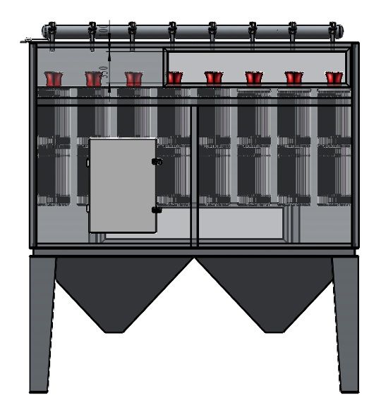 MultiBlast Dust Collector System Complete for Blasting Room MultiBlast Dust Collector System Complete for Blasting Room