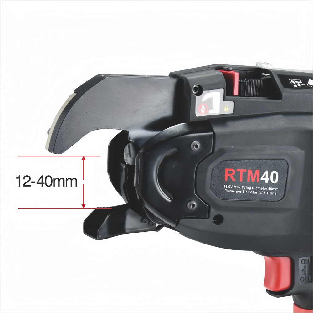 Reflex RTM40 18V Cordless Brushless Rebar Tying Machine – Lightweight 2.6kg, Max 40mm Tie Diameter Reflex RTM40 18V Cordless Brushless Rebar Tying Machine – Lightweight 2.6kg, Max 40mm Tie Diameter