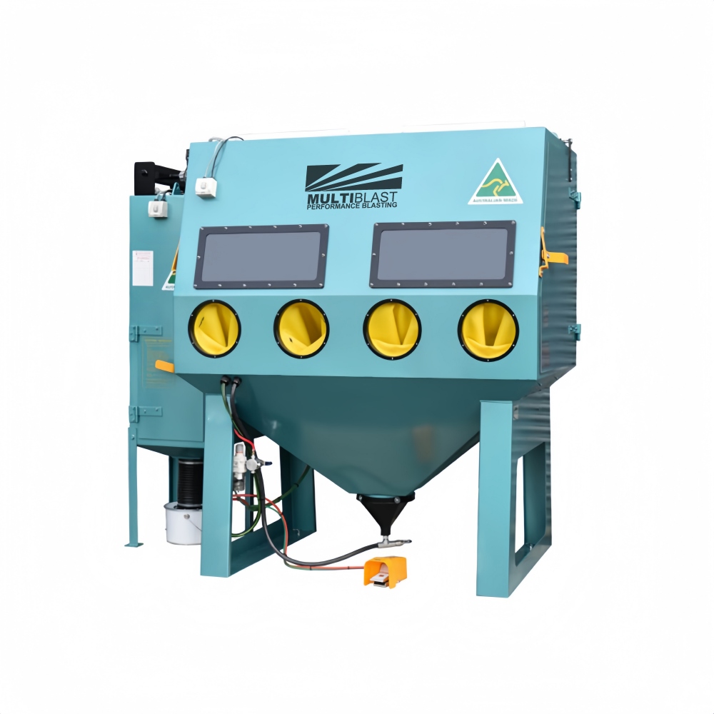 MultiBlast PRO1800SSC-RP Suction Sandblasting Cabinet Including Reverse Pulse Self-Cleaning Filter System