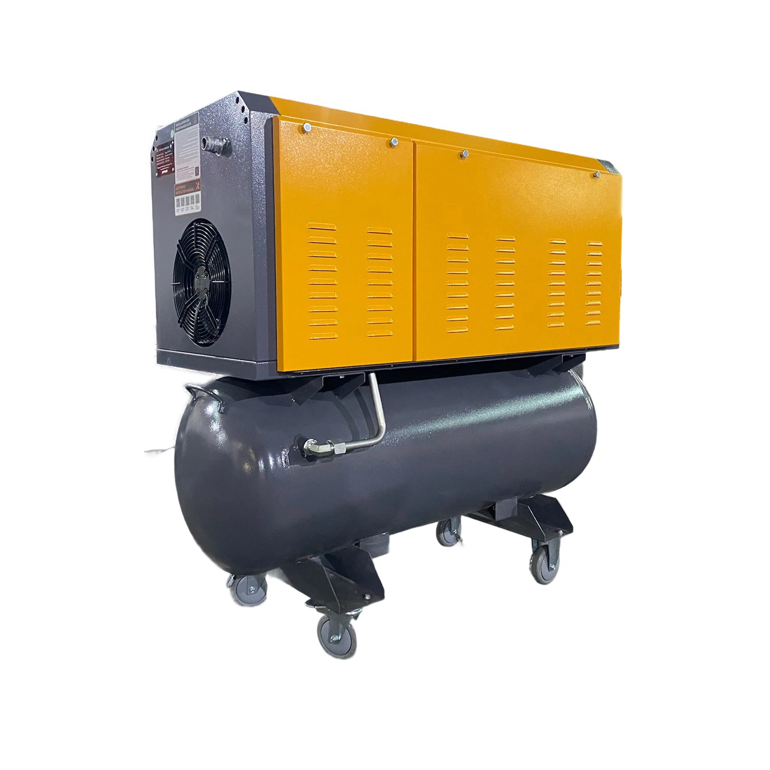 HyperAir VARI-ECO 1100S Single Phase Air Compressor – Direct Drive – 7.5kW / 10.0HP 270L – 38.85CFM/1100LPM – Refrigerated Air Dryer – Tank Mount HyperAir VARI-ECO 1100S Single Phase Air Compressor – Direct Drive – 7.5kW / 10.0HP 270L – 38.85CFM/1100LPM – Refrigerated Air Dryer – Tank Mount