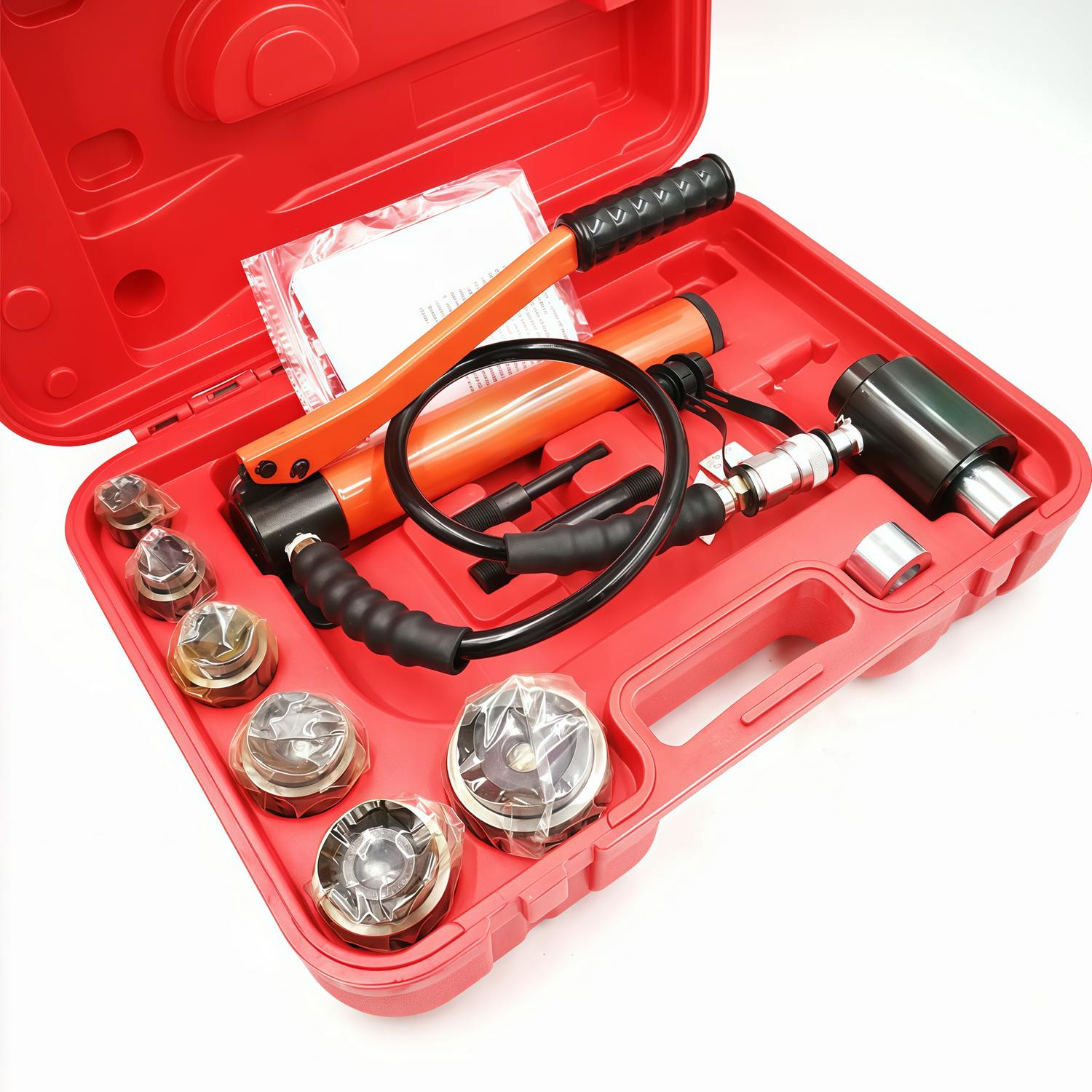 PortaForce PF-HKP-08T – 8-Ton Hydraulic Knockout Punch Set | Hydraulic Hole Maker PortaForce PF-HKP-08T – 8-Ton Hydraulic Knockout Punch Set | Hydraulic Hole Maker
