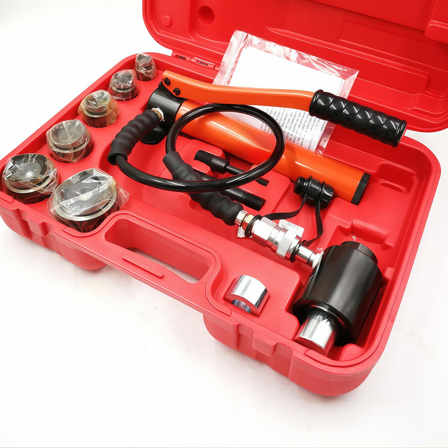 PortaForce PF-HKP-08T – 8-Ton Hydraulic Knockout Punch Set | Hydraulic Hole Maker PortaForce PF-HKP-08T – 8-Ton Hydraulic Knockout Punch Set | Hydraulic Hole Maker