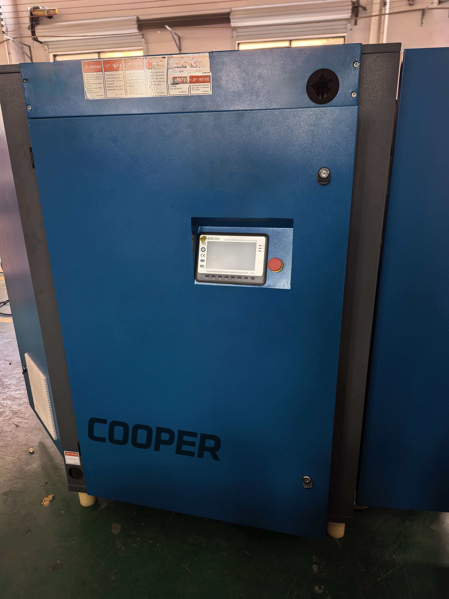 Cooper RX358 Rotary Screw Air Compressor – Direct Drive 8 Bar, 55kW / 75HP – 358 CFM / 10,000 LPM – No Air Dryer – Base Mount Cooper RX358 Rotary Screw Air Compressor – Direct Drive 8 Bar, 55kW / 75HP – 358 CFM / 10,000 LPM – No Air Dryer – Base Mount