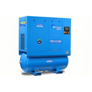 Senator CM15 Rotary Screw Air Compressor – 15.0kW/20HP 450L 8/10 bar – 45-87CFM/1274-2464LPM – Tank Mount Senator CM15 Rotary Screw Air Compressor – 15.0kW/20HP 450L 8/10 bar – 45-87CFM/1274-2464LPM – Tank Mount